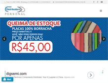 Tablet Screenshot of distribuidorapersonal.com.br